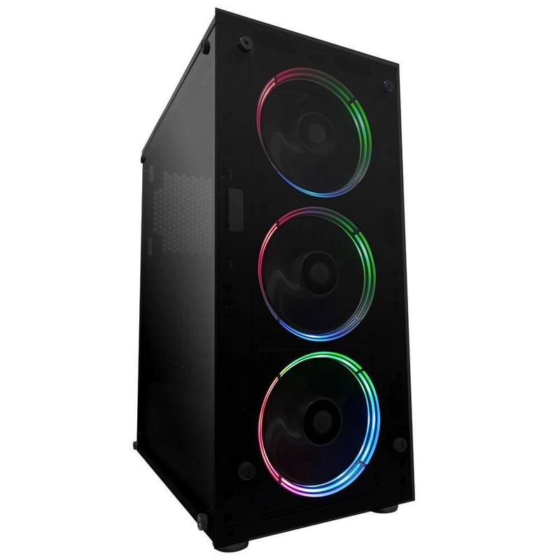 Imagem do produto Gabinete Gamer Mid Tower RGB SafeGamer GA ATX em Magazine Luiza